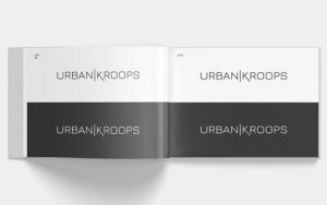 Doble página de la publicación de Urban | Kroops