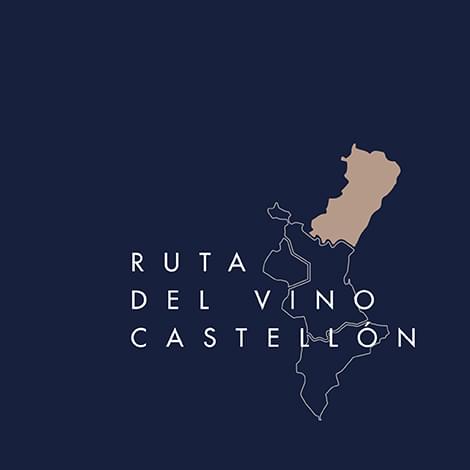 Imagen la Comunidad Valenciana con la provincia de Castellón resaltada junto al texto Ruta del Vino Castellón